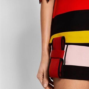 Ted Baker Cruise Stripe Bow Shorts Black, Size 0